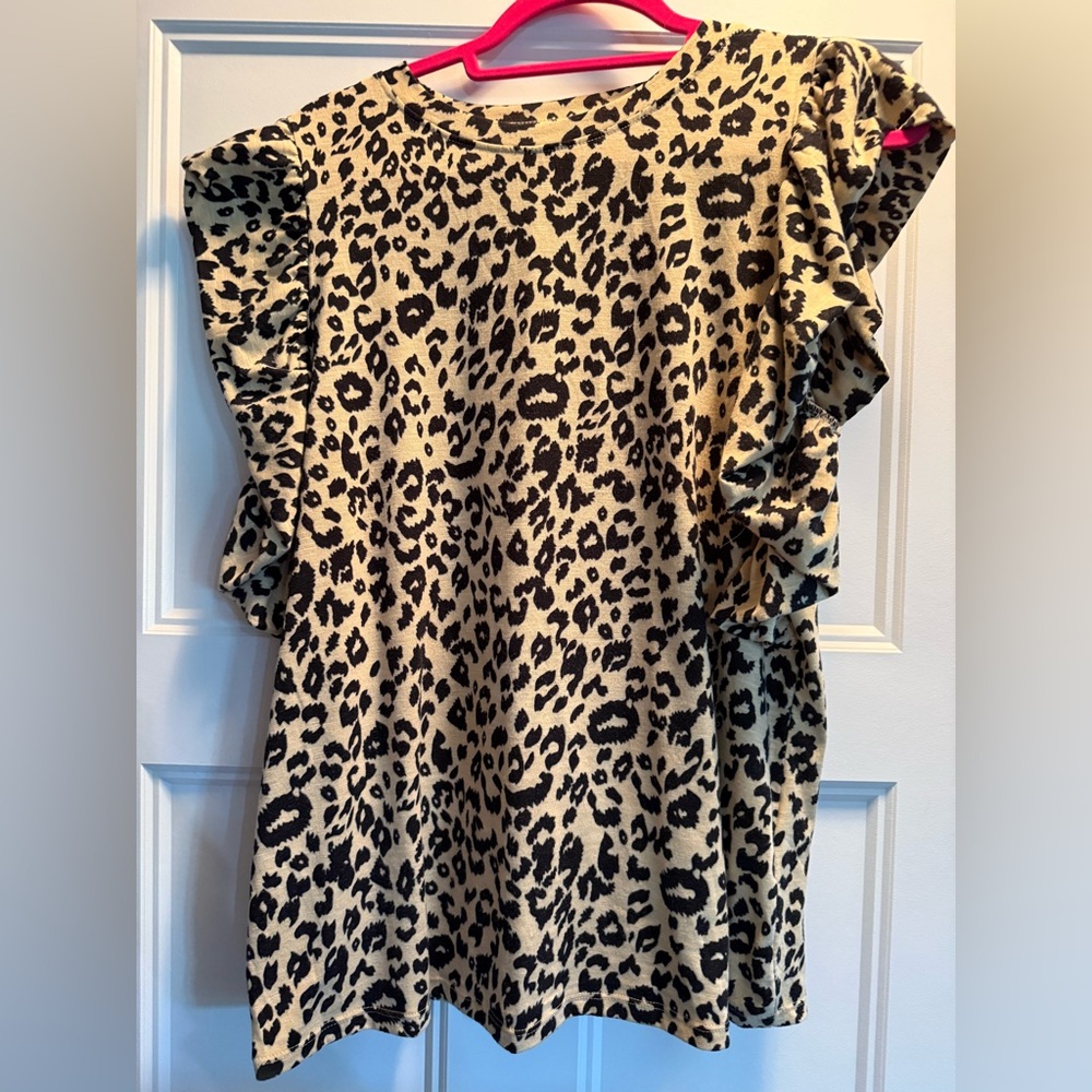 Leopard Print Women's Top